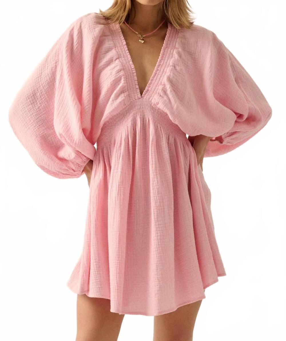 NEW PROMESA marizia mini dress in soft pink